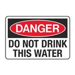 Danger Do Not Drink This Water Decal